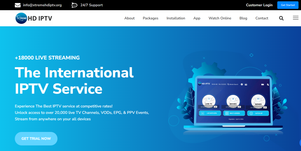 Xtreme HD IPTV Home